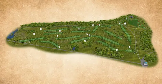 Golf Course Map Graphics