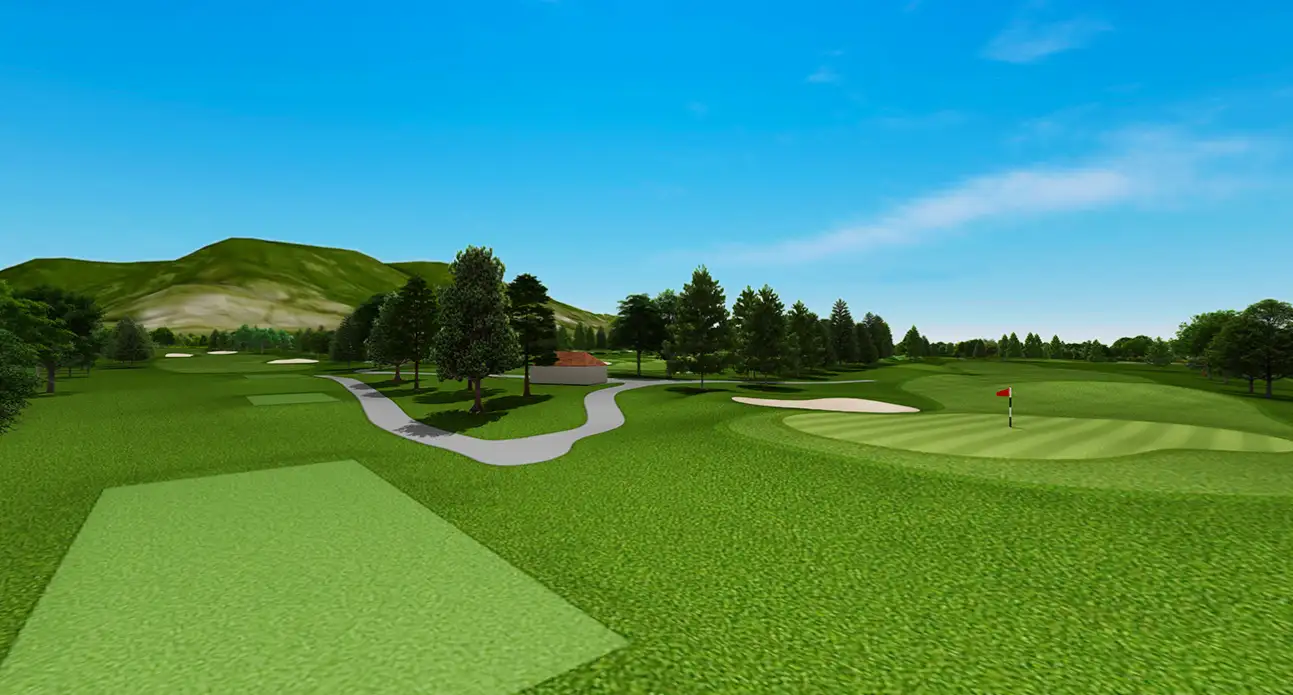 golf course 3D, Conceptual Renderings and Animation
