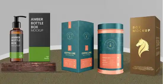 Graphic Design Services, Product Packaging Mockups