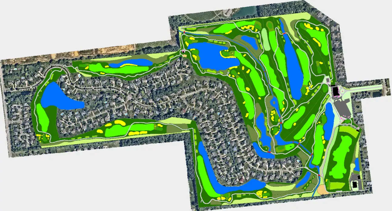 GIS Mapping Company, Golf Course Mapping