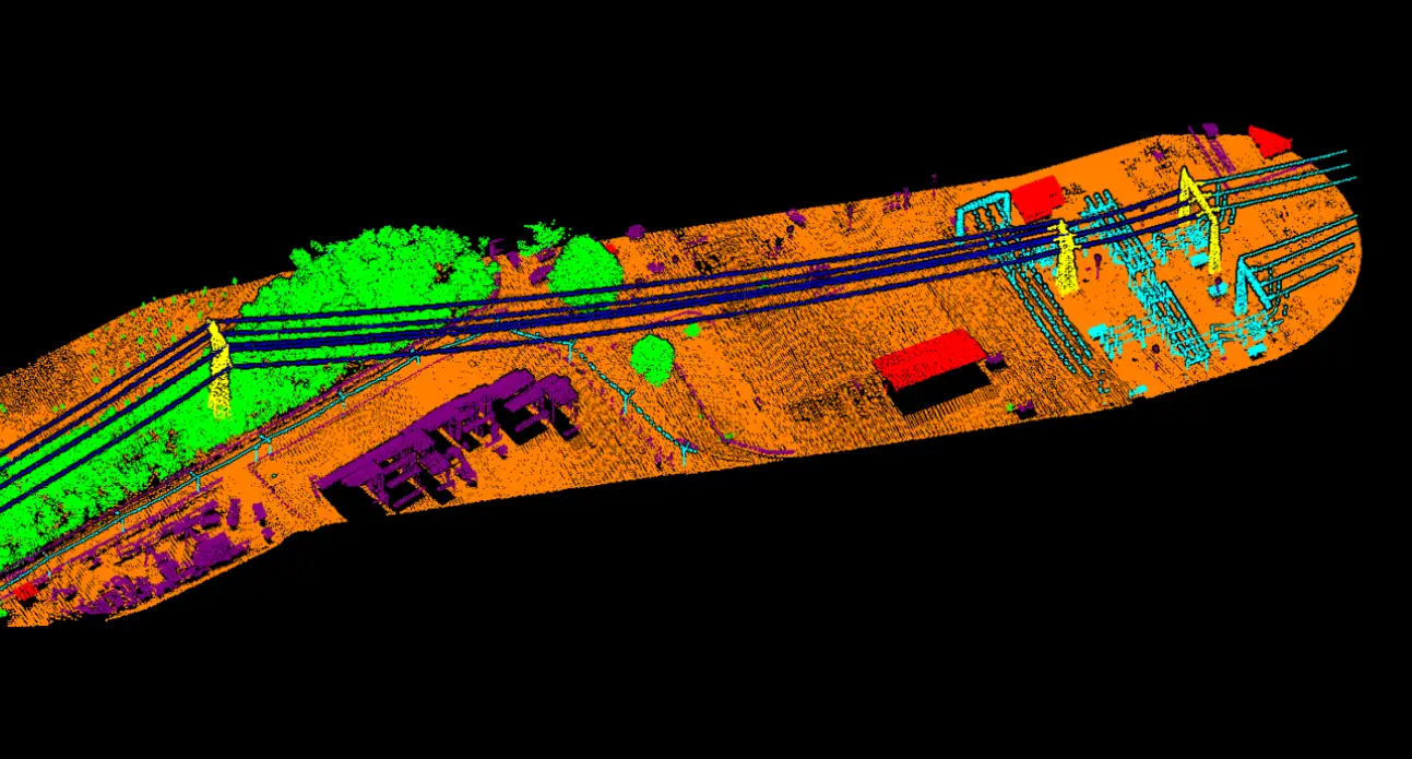 LIDAR Data Processing Services, Powerline Classification and Mapping