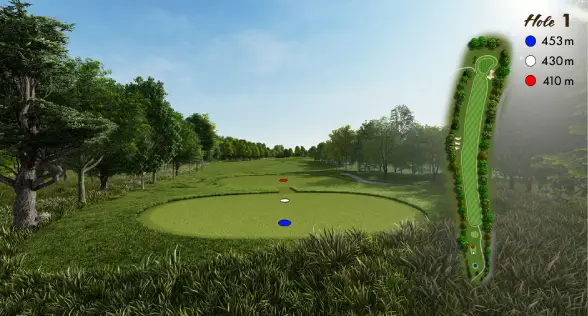 Golf Course Rendering, Marketing and Promotional Material
