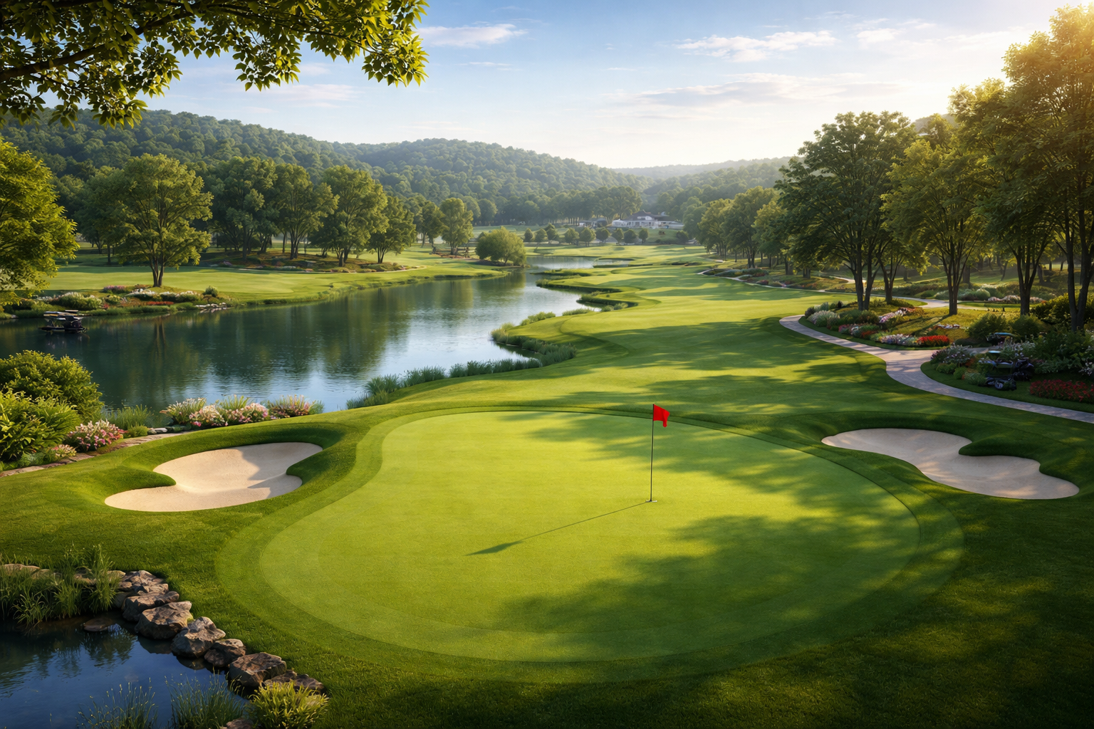 3D Golf Course Visualization